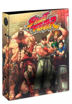 Pasta c/10 folhas 4 bolsos - STREET FIGHTER